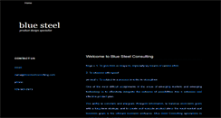 Desktop Screenshot of bluesteelconsulting.com