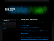 Tablet Screenshot of bluesteelconsulting.com